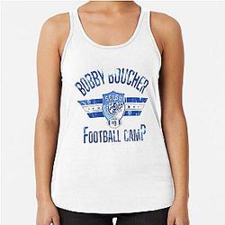 Bobby Boucher Football Camp Mud Dogs Water Boy Funny Vintage Movie Racerback Tank