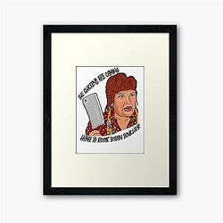 Chickens are coming home to roost Bobby Boucher Framed Art Print