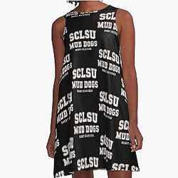 South Central Louisiana State University Mud Dogs - Bobby Boucher A-Line Dress