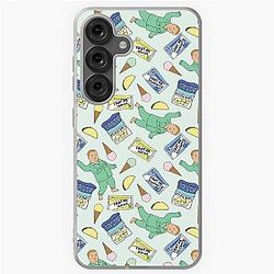 Bobby Hill Snacks Pattern King of the Hill Pattern Samsung Galaxy Soft Case