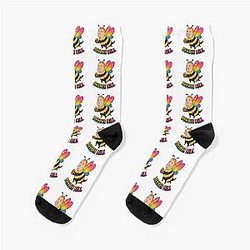 BeeBee Hill - Bobby Hill Bee Parody Sticker Socks