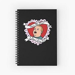 That's My Purse I Know You The King Bobby Hill Black Spiral Notebook
