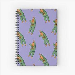 Bobby Hill in Pajamas King of the Hill Spiral Notebook