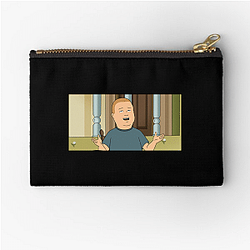 Bobby Hill Merch For Fans Bobby Hill Zipper Pouches