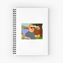 Bobby Hill Merch Bobby Hill Notebook