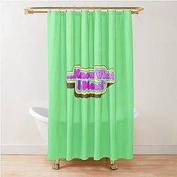 Know What I Mean - Bobby Lee Quote From Tigerbellies Podcast Shower Curtain