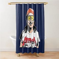 Bobby Lee Tiger Belly Summer Shower Curtain