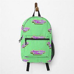 Know What I Mean Bobby Lee Quote From Tiger Belly Podcast Backpack