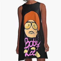 If Bobby Lee Was a South Park Character A-Line Dress