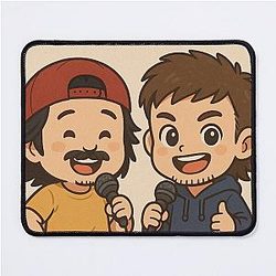 Bobby Lee & Theo Von Chaos Clarity Duo Poster Mouse Pad