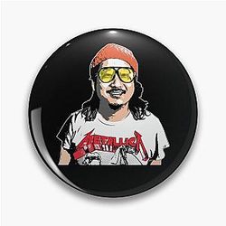 Animated Bobby Lee Tiger Belly Pin