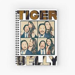 Tiger Bobby Lee Khalyla Kuhn Podcast Tiger Letter Slept Spiral Notebook