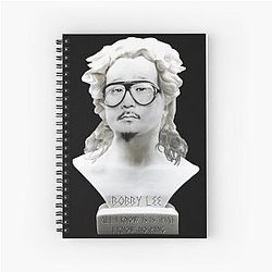 Bobby Lee Socrates Spiral Notebook 
becomes: 
Bobby Lee Socrates Notebook