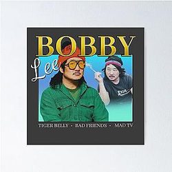 Bobby Lee retro vintage design Poster