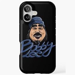 Bobby Lee With Blue Beanie Illustration iPhone Tough Case