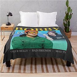 Bobby Lee retro design Throw Blanket
