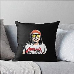 Animated Bobby Lee Tiger Belly Throw Pillow