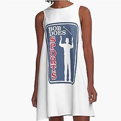 Bob Does Sports Merch A-Line Dress
