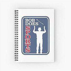 Bob Does Sports Merch Spiral Notebook