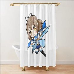 Chibi Sally - Bofuri: I Don't Want to Get Hurt, so I'll Max Out My Defense (Itai no wa Iya de Bougyoryoku ni Kyokufuri Shitai to Omoimasu) Shower Curtain