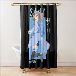 Sally Shiramine Bofuri Card Anime Shower Curtain