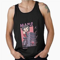Bofuri Merch I Don't Want To Get Hurt So I'll Max Out My Defense Maple Beauty Tank Top