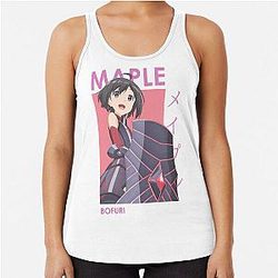 Erable Kaede Honjo Bofuri Card Anime T-shirt Racerback Tank Top