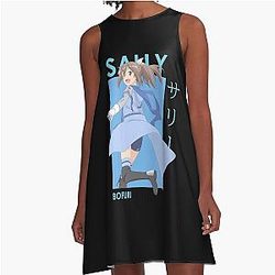 Sally Shiramine Bofuri Card Anime A-Line Dress