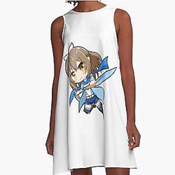 Chibi Sally - Bofuri: I Don't Want to Get Hurt, so I'll Max Out My Defense A-Line Dress