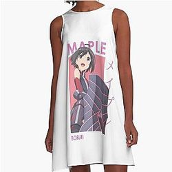 Maple Kaede Honjo BOFURI Card A-Line Dress