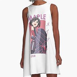 Erable Kaede Honjo BOFURI Card Anime Essential A-Line Dress