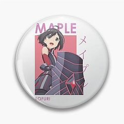 Erable Kaede Honjo BOFURI Card Anime T-shirt essential Pin