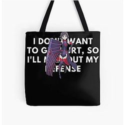 Bofuri Merch I Don't Want to Get Hurt So I'll Max Out My Defense All Over Print Tote Bag