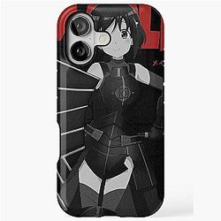 Bofuri Merch I Don't Want To Get Hurt So I'll Max Out My Defense Black iPhone Tough Case