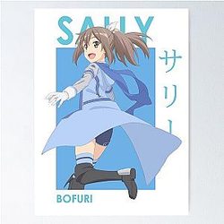 Sally Risa Shiramine BOFURI Card Anime Poster