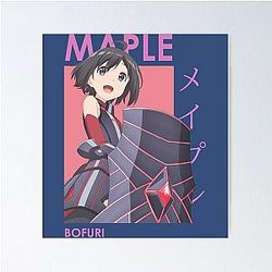 Maple Kaede Honjo BOFURI Card Anime Poster