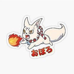 Oboro the Fox - BOFURI Sticker
