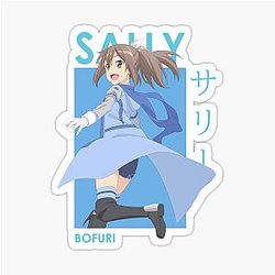 Sally Risa Shiramine Bofuri Card Anime Sticker