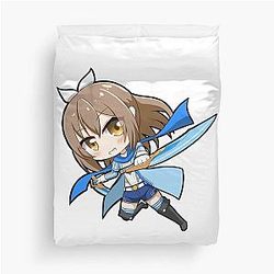 Chibi Sally - Bofuri: I Don't Want to Get Hurt, so I'll Max Out My Defense (Itai no wa Iya de Bougyoryoku ni Kyokufuri Shitai to Omoimasu) Duvet Cover