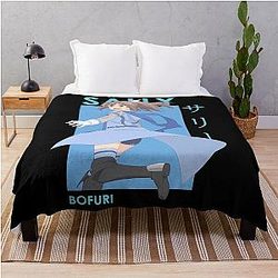 Sally Risa Shiramine Bofuri Card Anime Throw Blanket