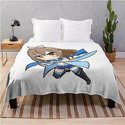 Chibi Sally - Bofuri: I Don't Want to Get Hurt, So I'll Max Out My Defense (Itai no wa Iya nano de Bougyoryoku ni Kyokufuri Shitai to Omoimasu) Throw Blanket