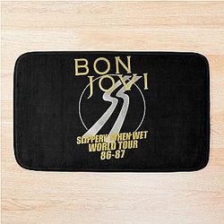 Slippery When Wet World Tour Bon Jovi Bath Mat