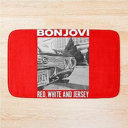 Bon Jovi Winged Heart – Never Say Goodbye Inspired Fan Art Bath Mat