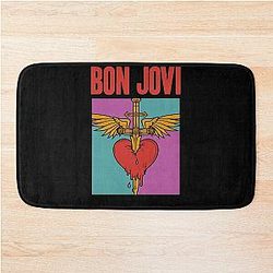Distressed Logo Bath Mat
