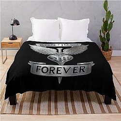 Bon Jovi Winged Heart 40th Anniversary Tribute Blanket