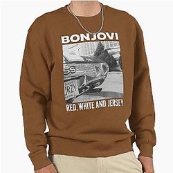 Bon Jovi Winged Heart Dagger Never Say Goodbye Inspired Fan Art Pullover Sweatshirt