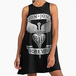 Bon Jovi Winged Heart 40th Anniversary Tribute Dress