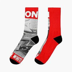 of Bon Jovi Winged Heart - Never Say Goodbye Inspired Fan Art Socks
