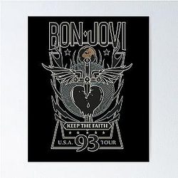 Keep the Faith Tour Bon Jovi Poster