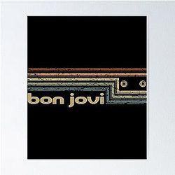 Art Bon Jovi Poster